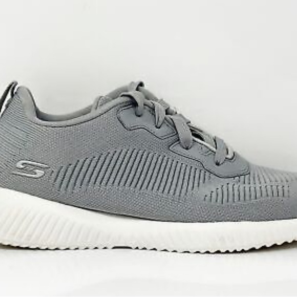 NWT Skechers Women Bobs Sport Squad 32504 Gray Running Shoes Sneakers Size 8. - Picture 2 of 6